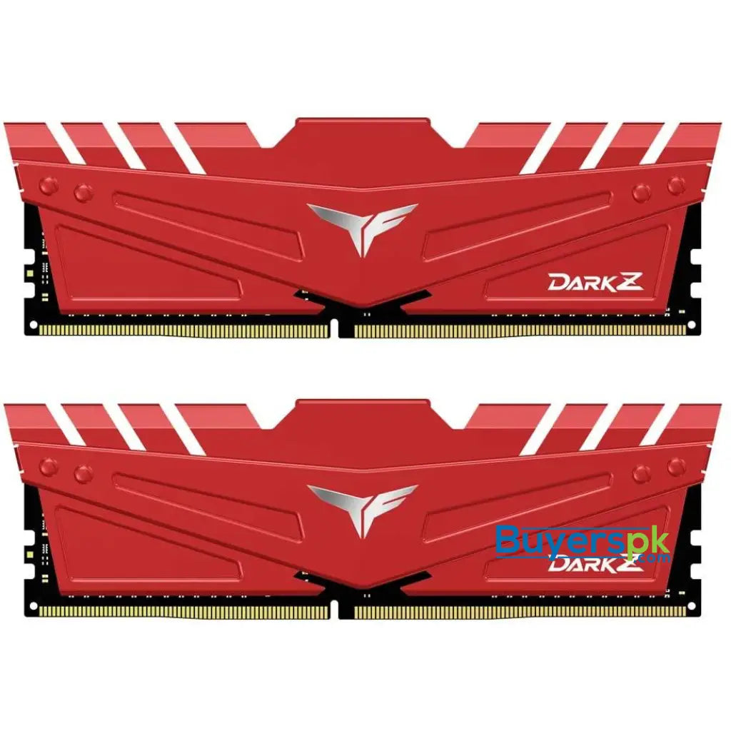 Teamgroup T-force Dark Z Ddr4 16gb (8gbx2) 3200mhz (tdzrd416g3200hc16cdc01) Memory - RAM Price in Pakistan Teamgroup T-force Dark Z Ddr4 16gb (8gbx2) 3200mhz (tdzrd416g3200hc16cdc01) Memory - RAM Price in Pakistan